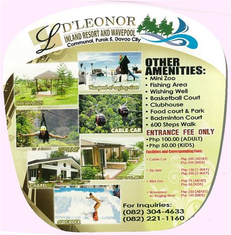d'leonor inland resort contact number